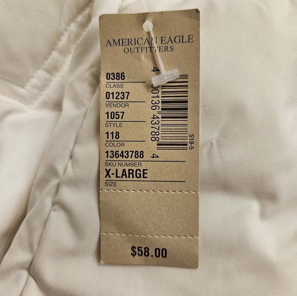 90/10 Duck Down - American Eagle Outfitters Reversible Vest - NWT Size XL - Picture 6 of 11